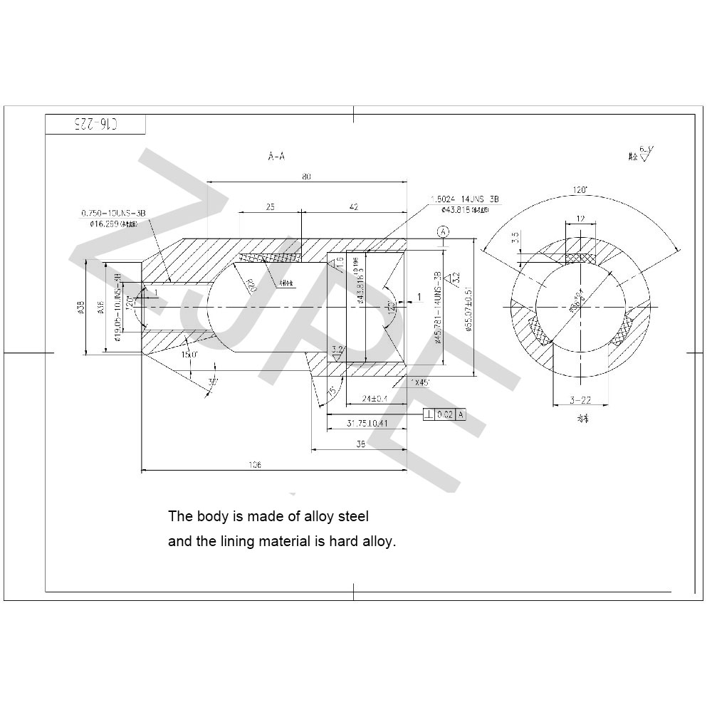 Cage,standing valve